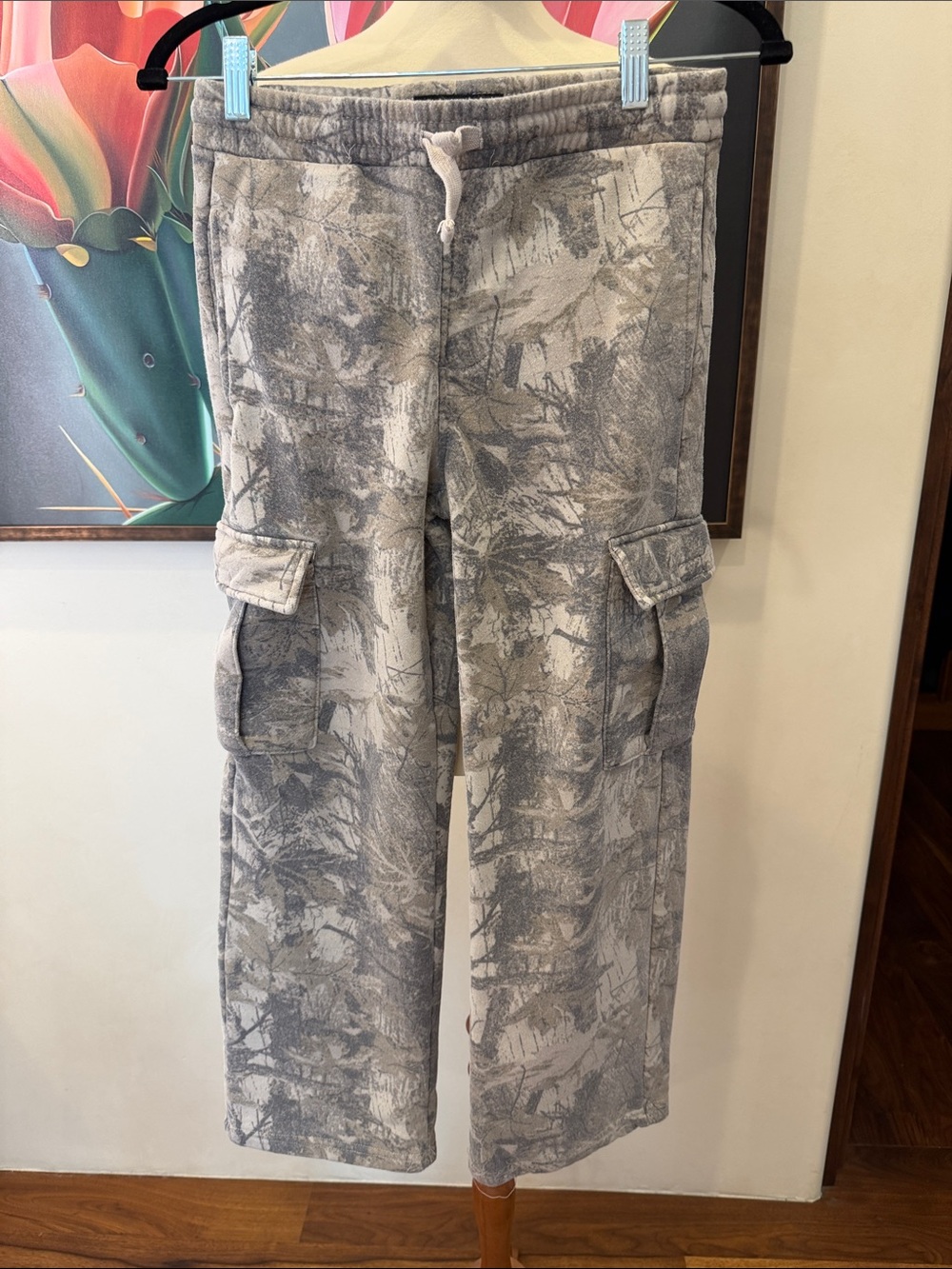 RSQ Boys Camo Baggy Cargo Sweatpants